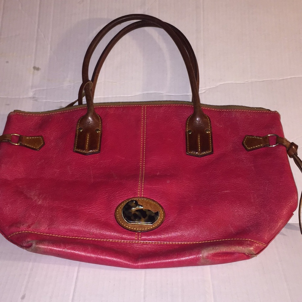 Red extra large D&B tote bag